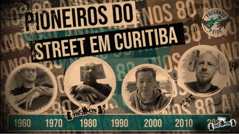 Eixo Mole Skate Zine #3 Pioneiros do street em Curitiba